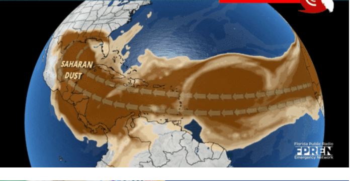 International Meteorological Agency warns of impact of Saharan dust on the Caribbean