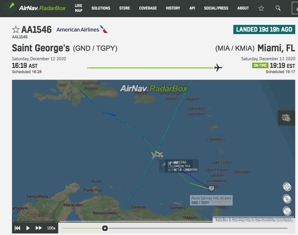 Air France Boeing 777 and American Airlines Boeing 737 experience near miss over Caribbean