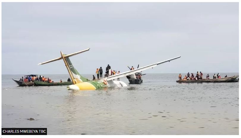 At least 19 people killed in ATR plane crash in Tanzania