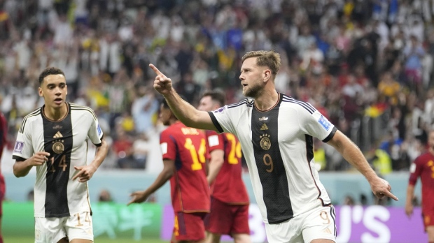 Germany salvages 1-1 draw with Spain at World Cup