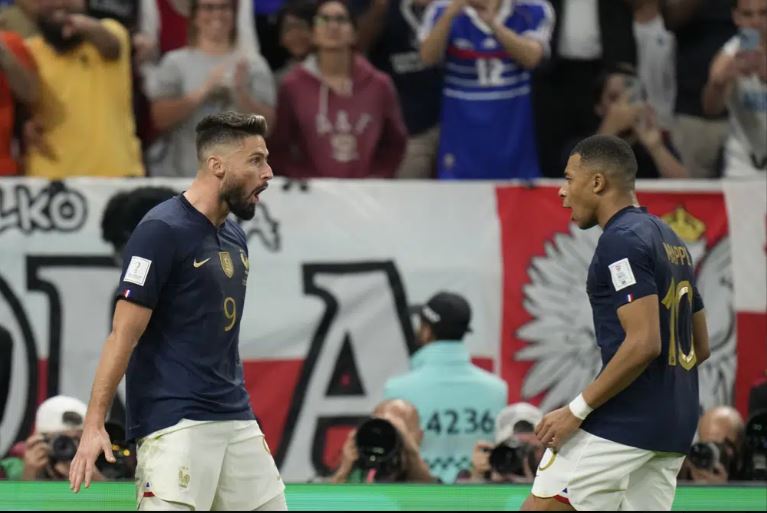 Kylian Mbappe leads France past Poland 3-1 at World Cup