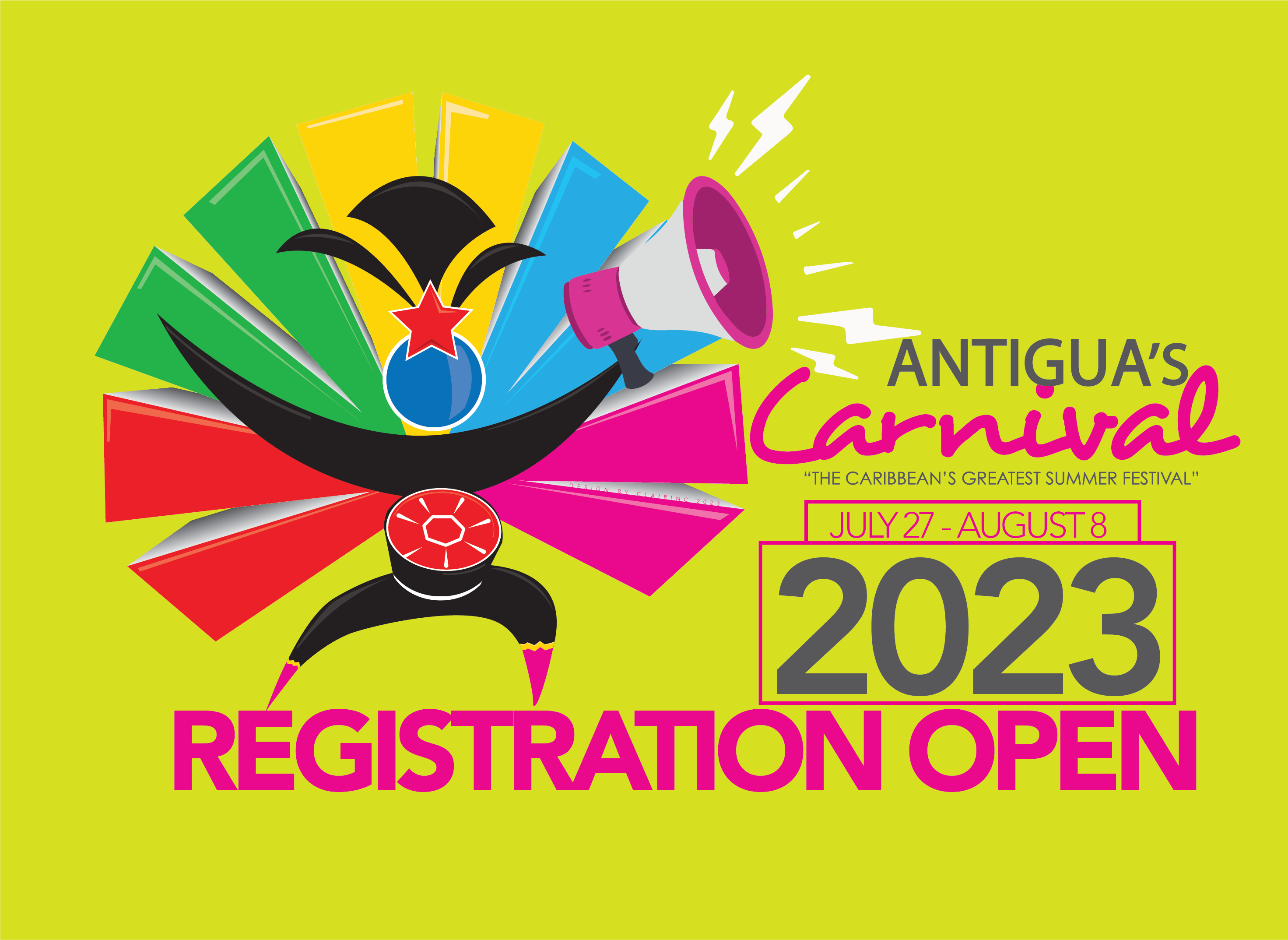 Registration Commences For Antigua’s 2023 Carnival