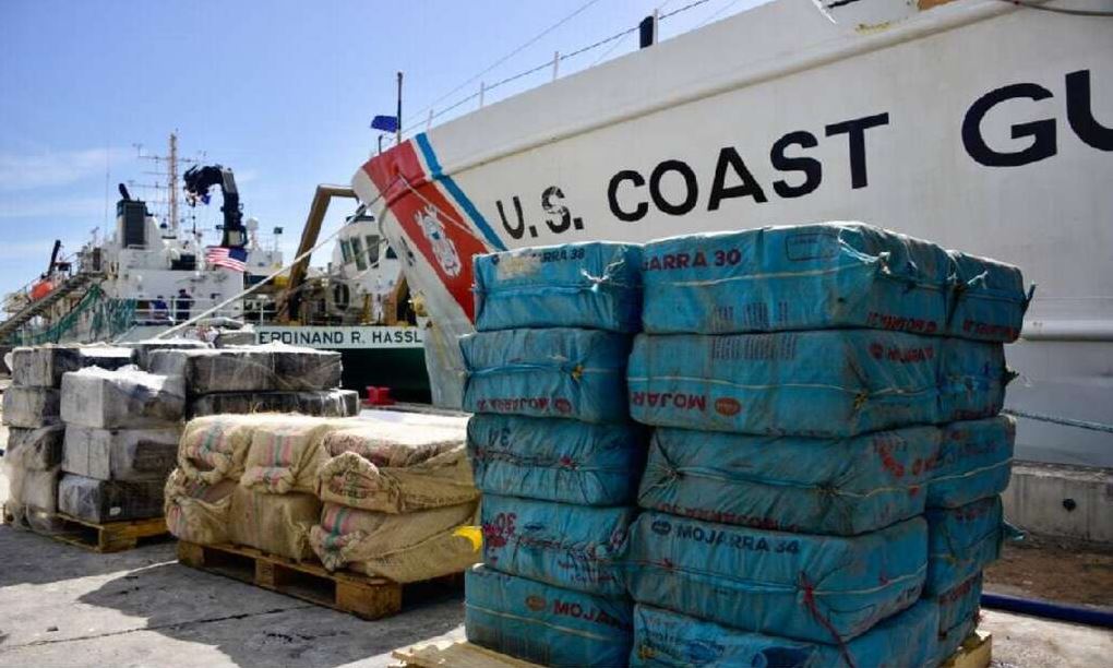 US Coast Guard offloads more than US$160M in narcotics seized in Caribbean Sea