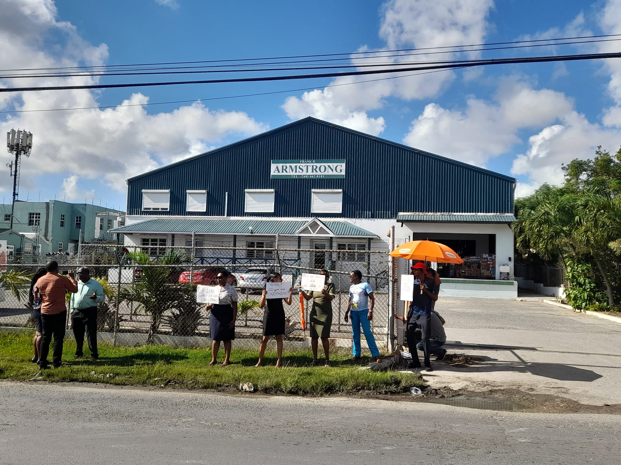Workers at Frank B Armstrong down tools in protest of protracted negotiations