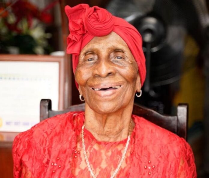 Mrs. Ethel Amanda Victoria Charles is 104 not out