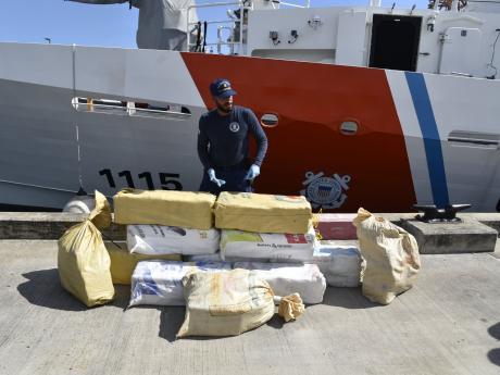 US Coast Guard offloads US$10.2 million in cocaine seized in Caribbean Sea