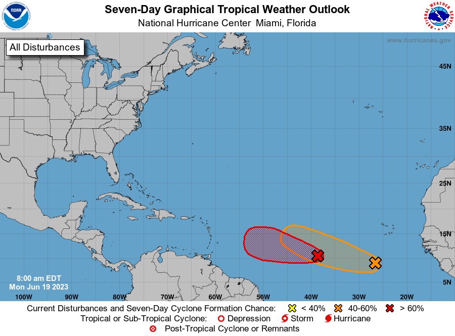 Second weather system headed towards the Caribbean