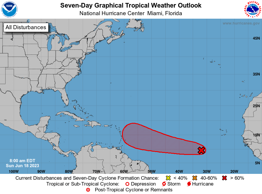 80% chance of tropical depression forming in the next 48 hours