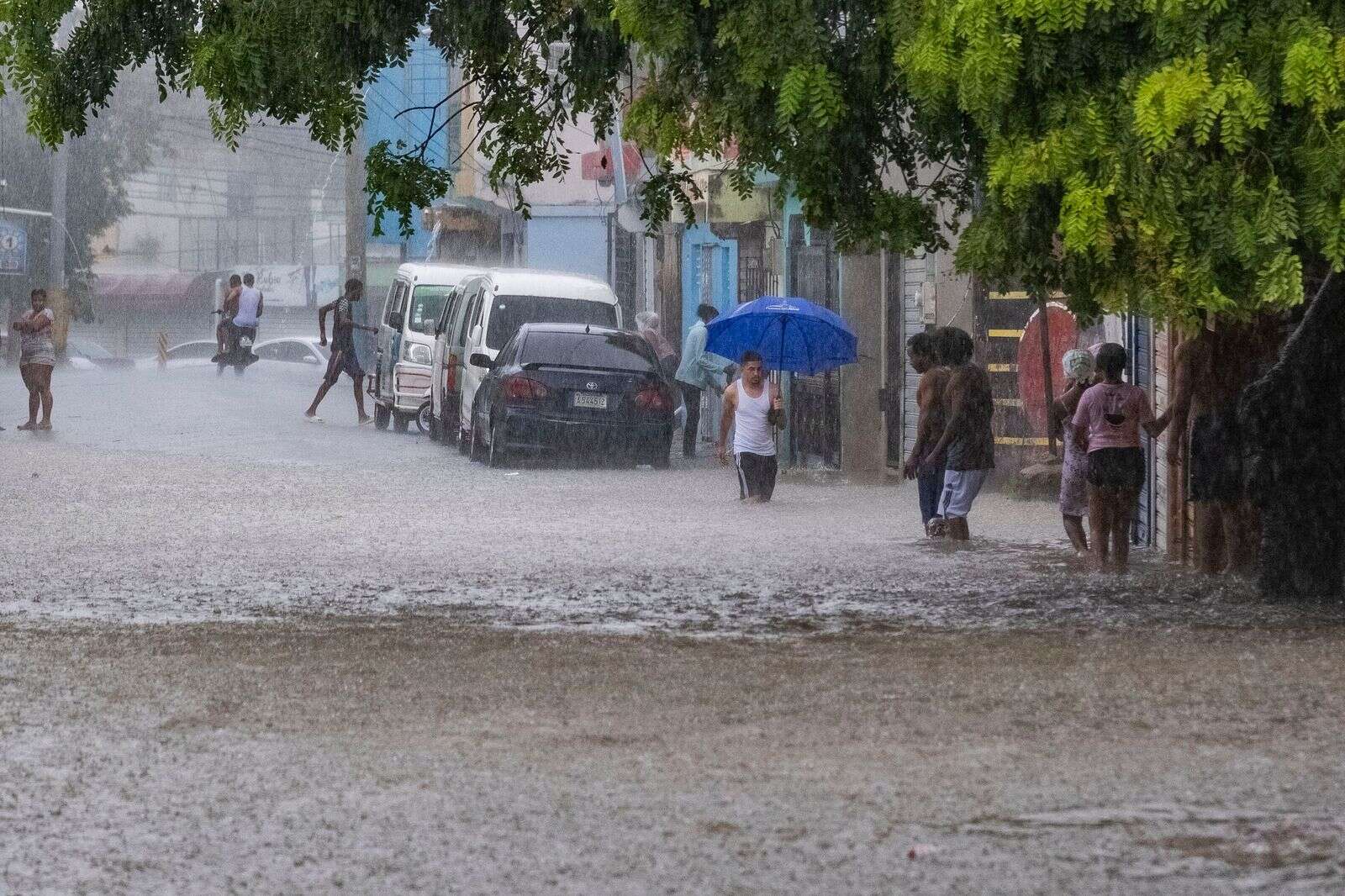 Tropical Storm Franklin makes landfall and dumps heavy rain on Haiti and Dominican Republic