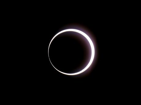 ‘Ring of fire’ solar eclipse passes across Americas