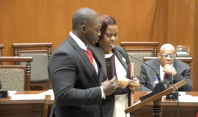 Senator Dwayne George sworn in as a member of Upper House of Parliament