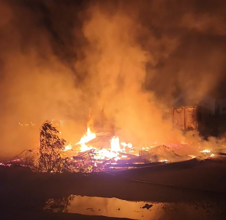 Fire destroys Old Point School