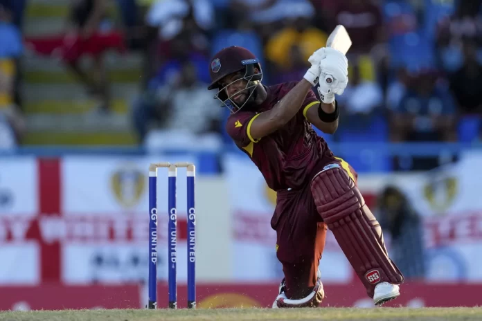 West Indies successfully chases down target of 326 vs England in 1st ODI. Hope hits 109 not out
