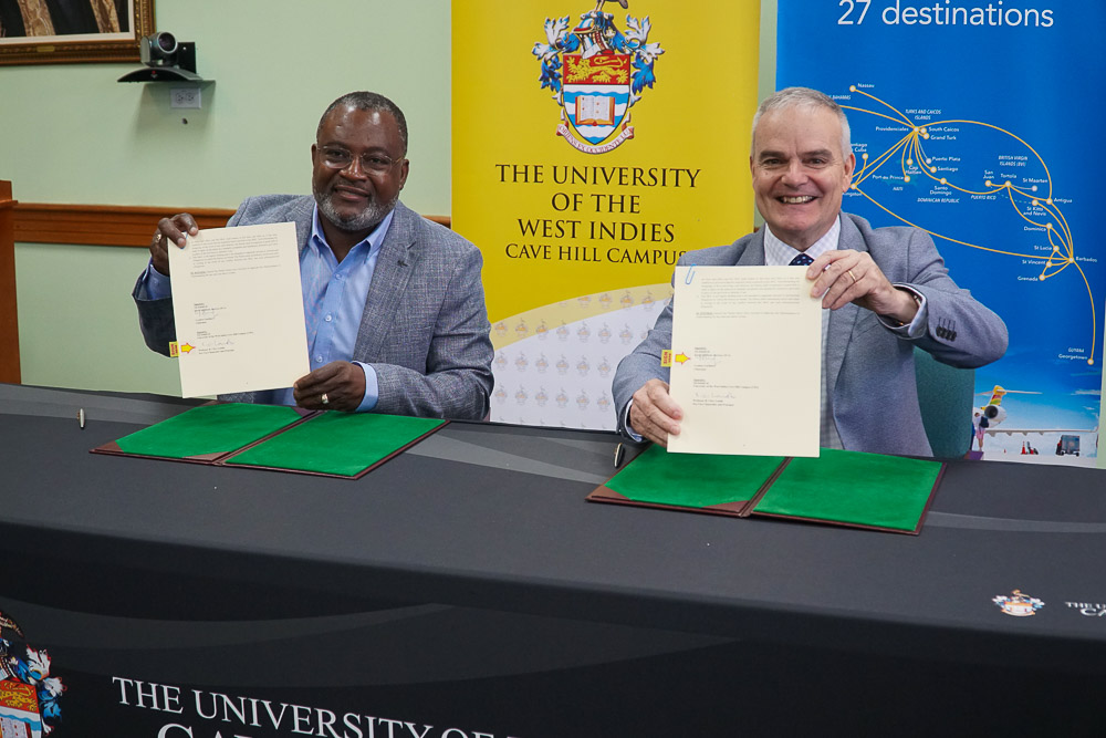 The UWI, Cave Hill and interCaribbean Airways announce new partnership