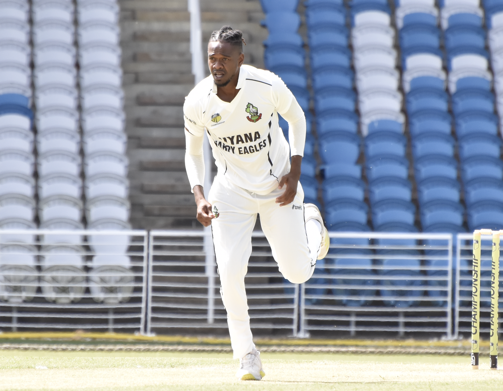 Guyana Harpy Eagles fast bowler Ronsford Beaton suspended from bowling