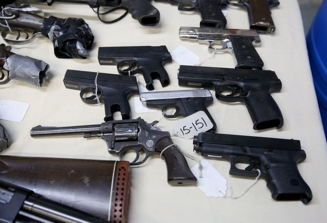 US officials seize more than 300 firearms bound for Caribbean